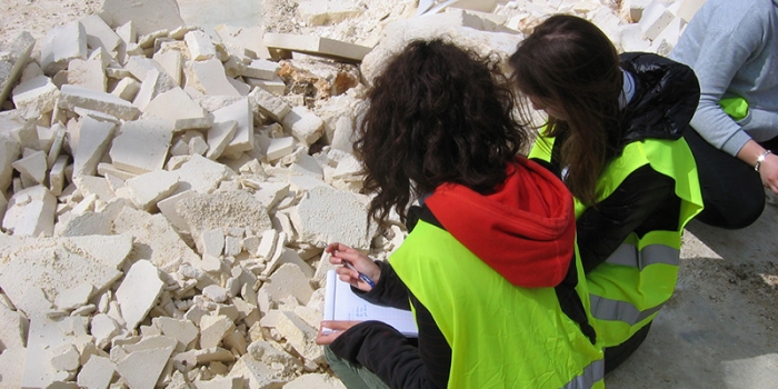 Visite à la carrière de Paussac et Saint Vivien